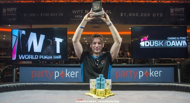 Andrew Jankowski wins partypoker WPT National UK 2016